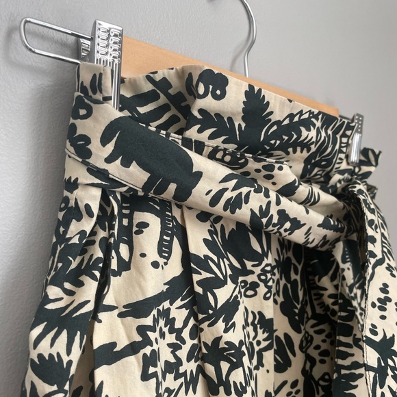 ❤️SOLD Corey Lynn Carter Anthropologie Tropical Vacation Painterly Cotton Skirt - Picture 9 of 15